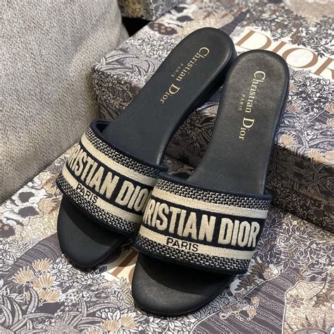 dior dway slide sizing|christian Dior dway slides price.